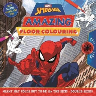 Marvel Spider-Man: Amazing Floor Colouring