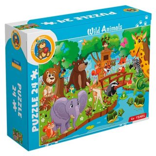 Wild Animals - 24 Pieces