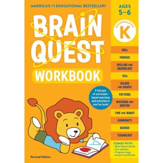 Brain Quest Workbook: Kindergarten