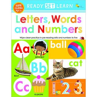Ready Set Learn Workbooks: Letters, Words And Numbers