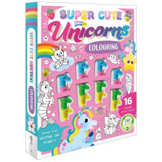 Super Cute Unicorns Colouring