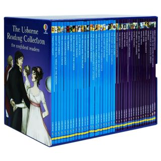Usborne Reading Collection 40 Books Box Set Series Confident Readers Age 6+