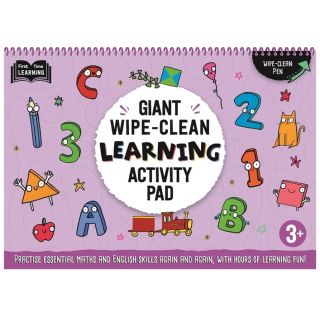 3+ Giant Wipe-Clean Learning Activity Pad