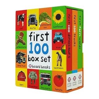 First 100 series 3 Books Trucks Children