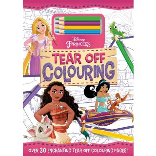 Disney Princess: Tear Off Colouring
