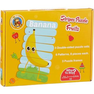 Stripes Puzzle - Fruits-FP-4011