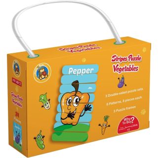 Stripes Puzzle - Vegetables-FP-4012